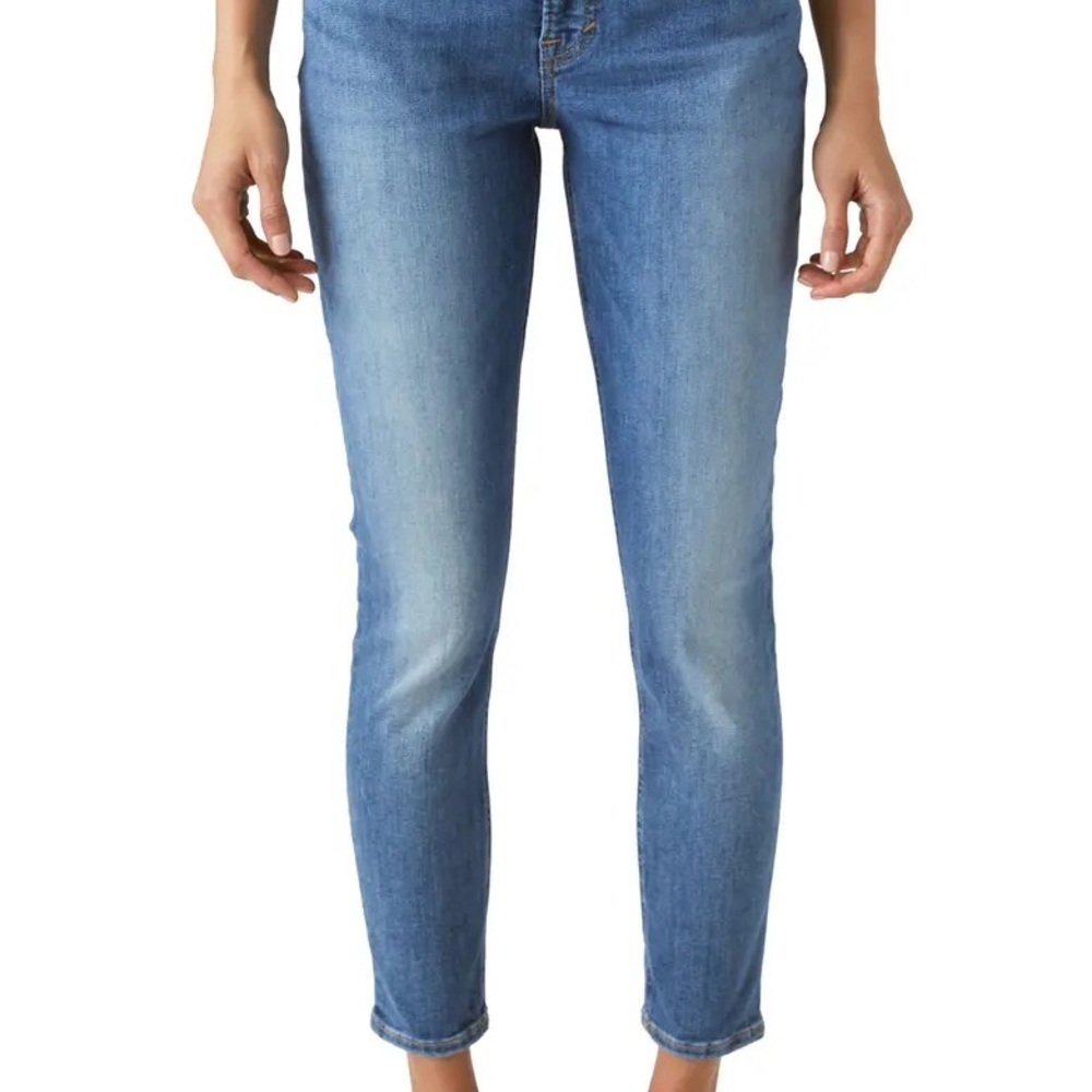 Lucky Brand High Rise Skinny Jean Bridgette Light Blue Size 8/29 - Picture 2 of 13